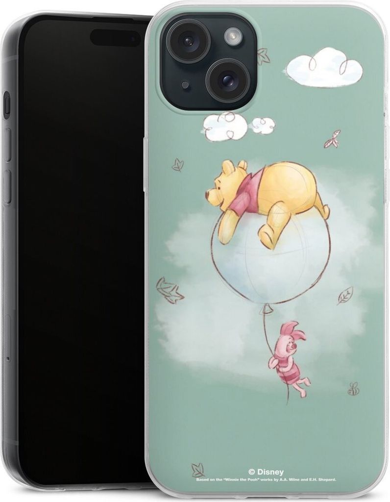 DeinDesign Slim Hülle für Apple iPhone 15 Plus Silikon Case Ultra Dünn Handyhülle Bär Disney Winnie Puuh
