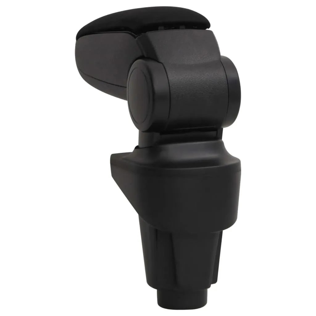 Accoudoir de voiture vidaXL noir en ABS réglable pour console centrale