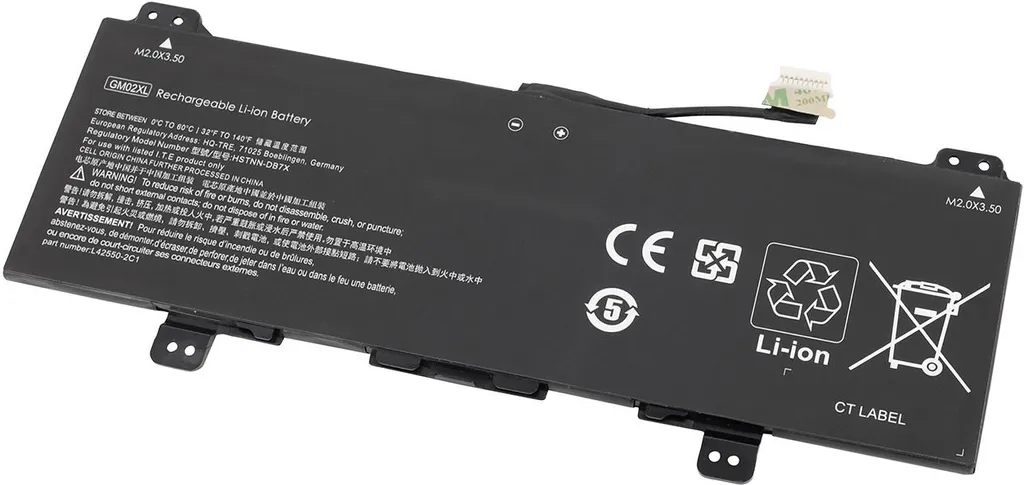 Batterie d'ordinateur portable 6150mAh pour HP Chromebook 14 G5 GM02