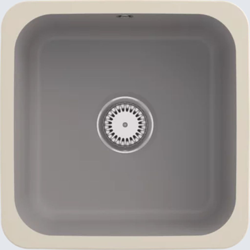 Villeroy & Boch Keramikspüle 670301KD, Cisterna 50 Unterbauspüle - inkl.