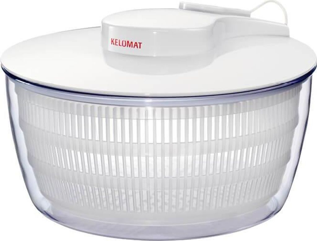 Kelomat Salatschleuder weiss Ø24 cm Kunststoff Produktbild 