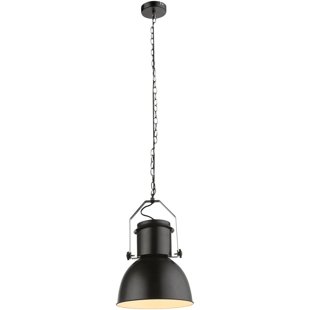 Globo Lighting lampada a sospensione in metallo nero opaco, Immagine del prodotto 