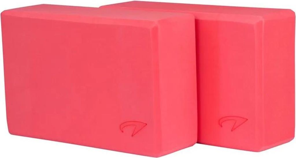 Avento Yoga-block 2 Einheiten Rot 23 x 15 x 7.6 cm Rot 23 x 15 x 7.6 cm