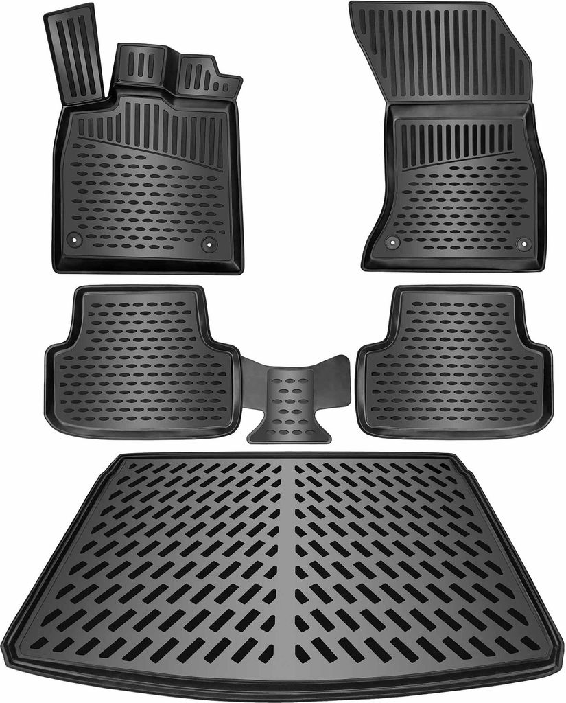 Gummimatten & Kofferraumwanne Set für MERCEDES E-KLASSE W211 2002-2009