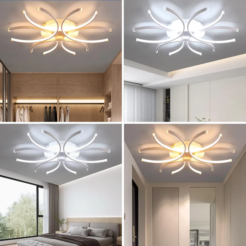 Plafonnier LED Dimmable Blanc 80x80 cm avec Télécommande - Modèle XL83