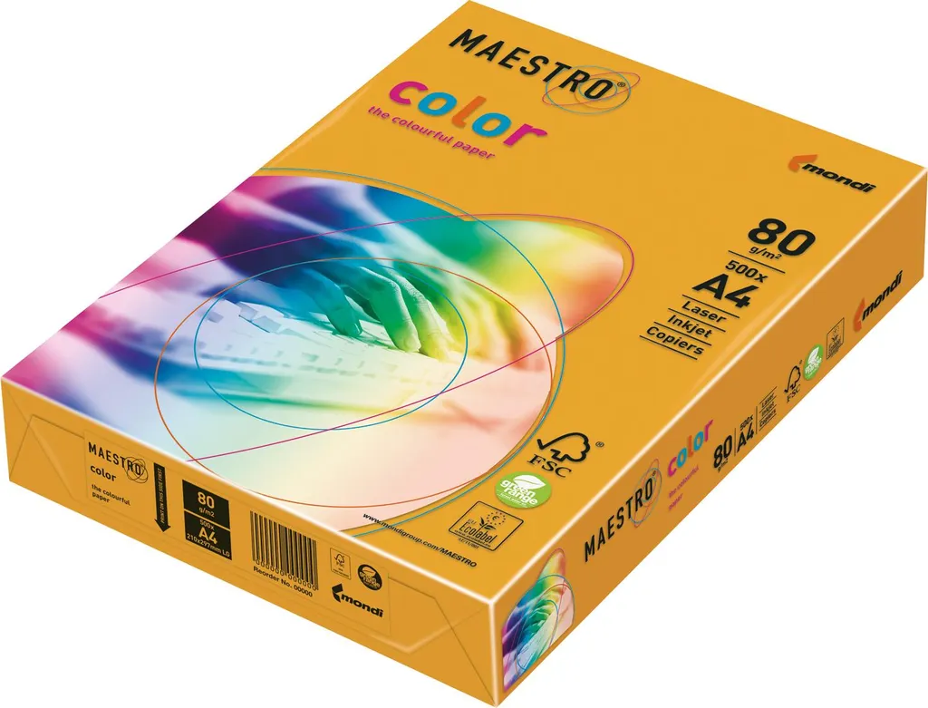 Mondi Maestro Color A4 Oro Antico 9417-AG10A80S | Risma 500fg 80g/m²