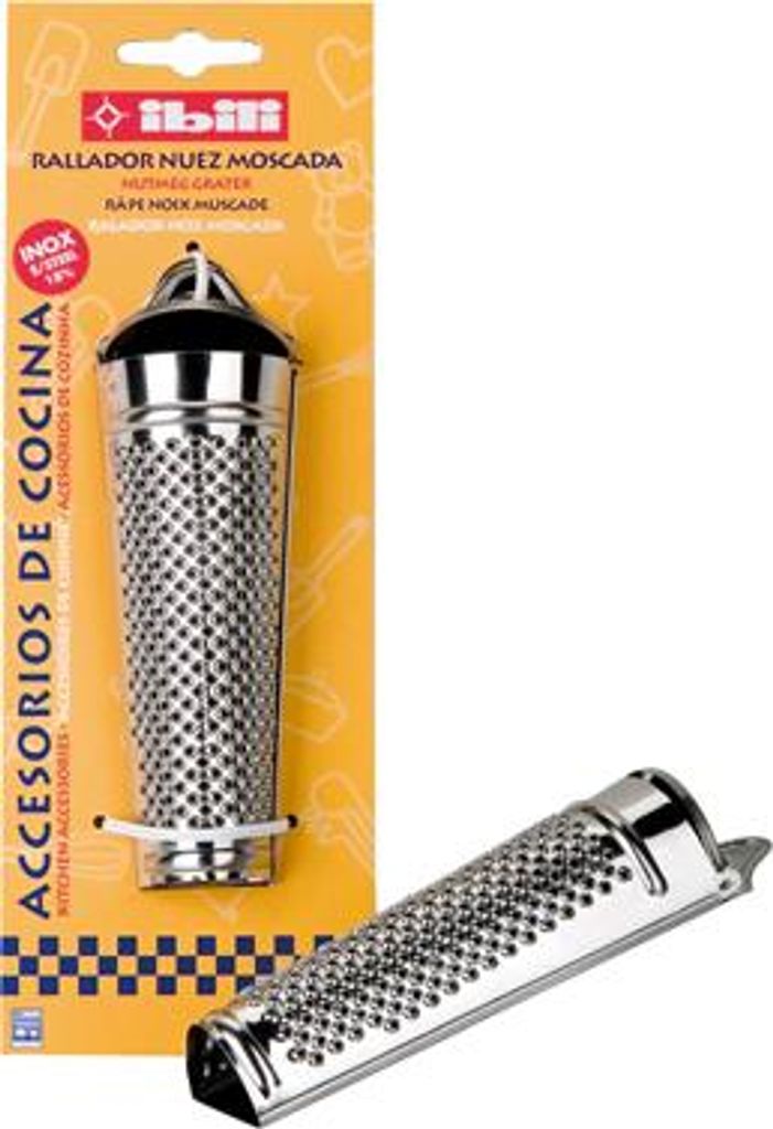 Ibili Edelstahl Muskatreibe Silber Silber One Size