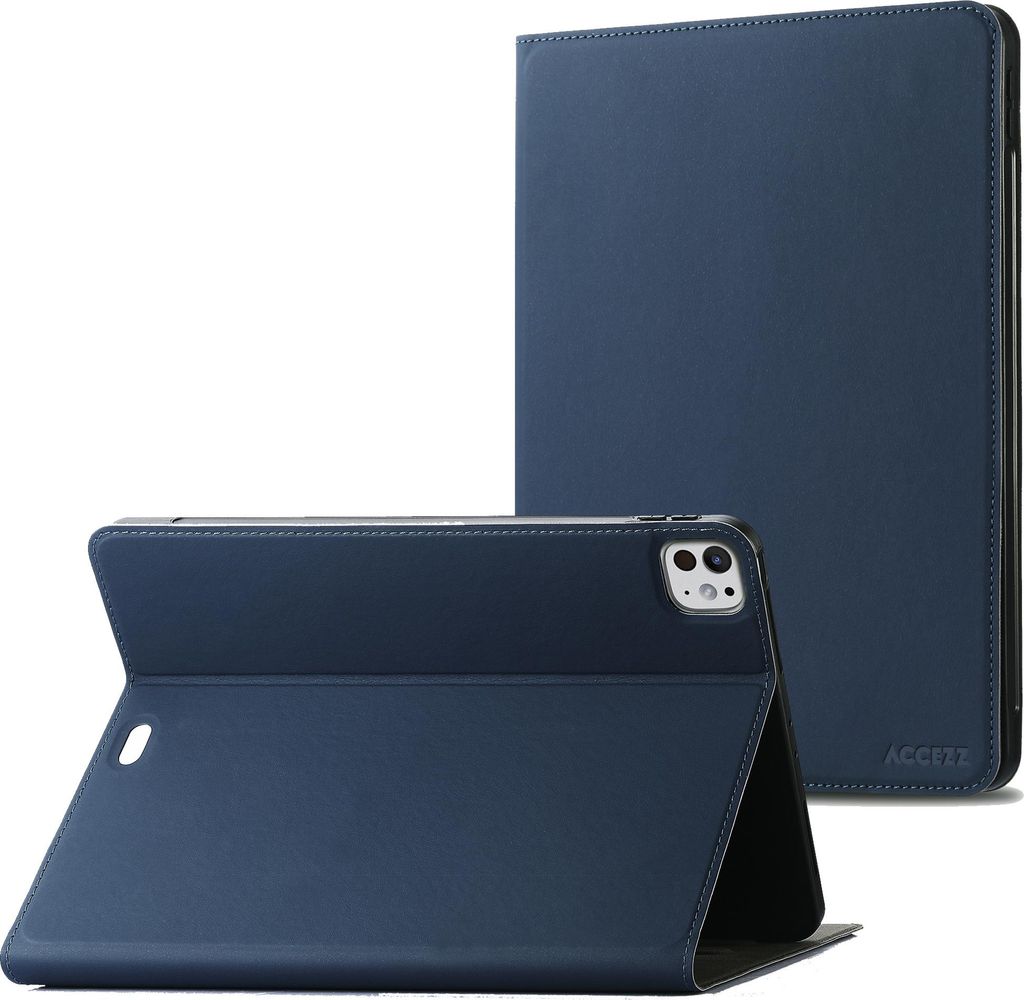Accezz Classic Klapphülle iPad Pro 13 (2025) M5 / (2024) M4 - Dunkelblau