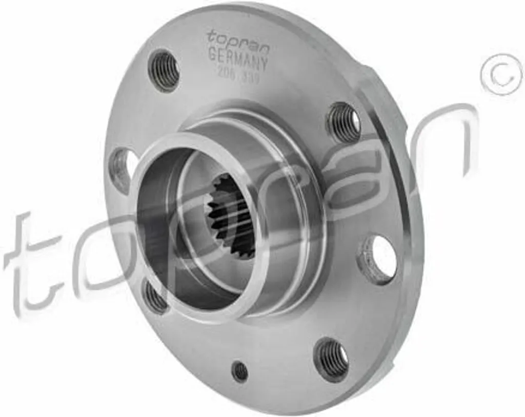 Moyeu de roue TOPRAN 206 339 pour Opel Corsa C et Meriva A - OE 326001