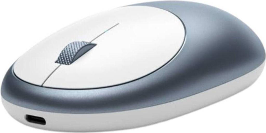 Satechi M1 kabellose Maus Kompatibel mit Mac und Windows Przises Tracking mit optischen Sensoren Ergonomisches Design mit Aluminium-Finish