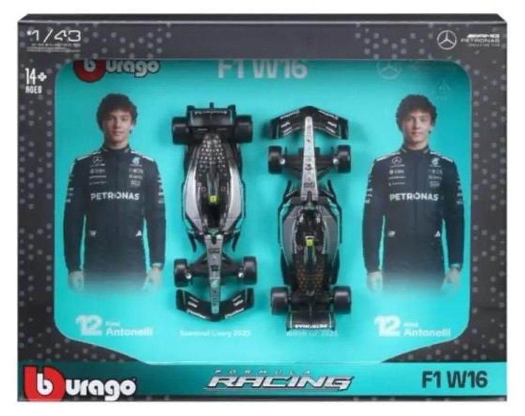 Mercedes-AMG W16, Kimi Antonelli, Formula 1, set da Immagine del prodotto 