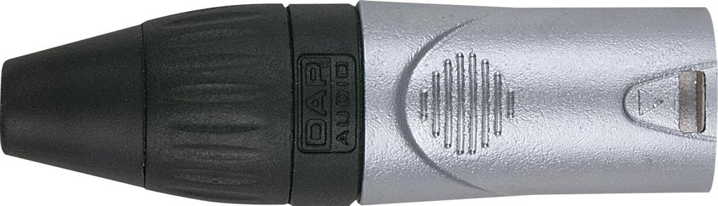 DAP XLR 3P X-type - male Schwarze Kappe