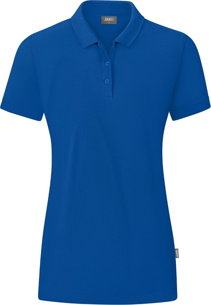 JAKO Damen Polo Organic, Farbe:royal, Größe:42