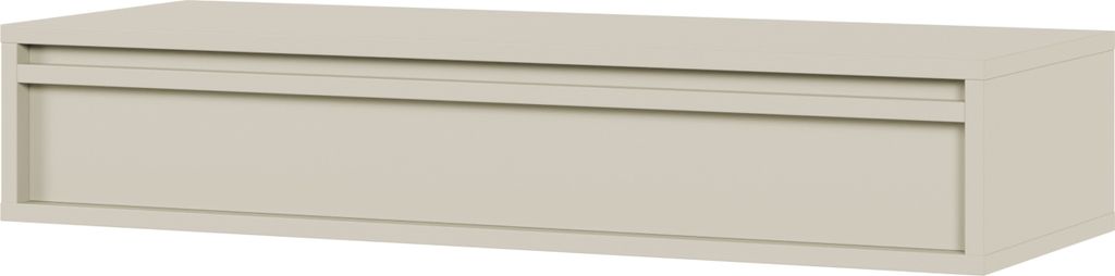 Selsey Evo - Hängekonsole mit Schublade, Graubeige, 90 cm Produktbild 