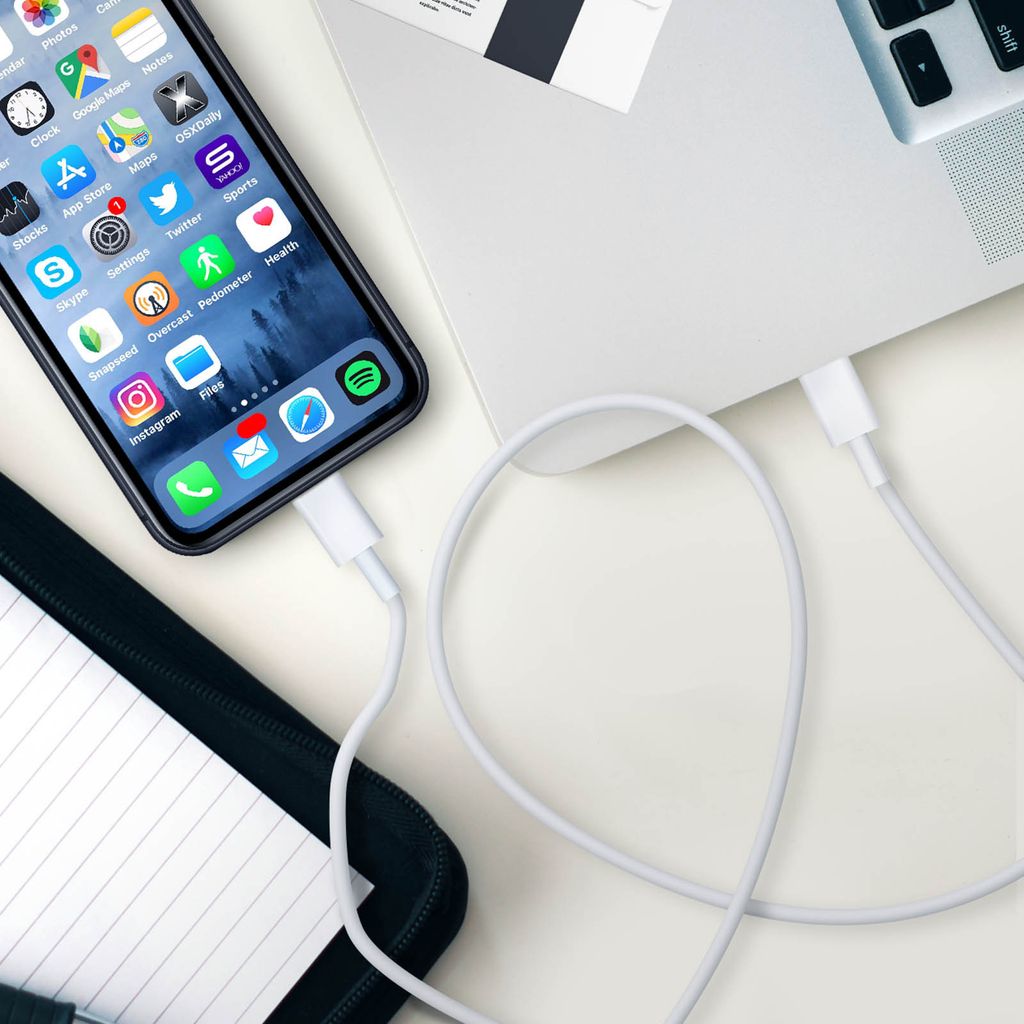 Apple MX0K2ZM/A Lightning kábel 1 m biely Obrázok produktu 5