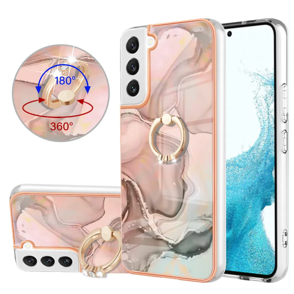 Custodia Samsung S22 5G Crème: Sicurezza a Prova di Bimbo e Anello