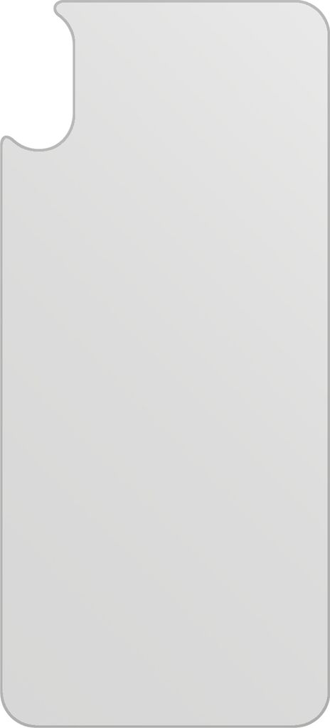 2x Schutzfolie für Apple iPhone XS Rückseite matt Displayschutzfolie Display