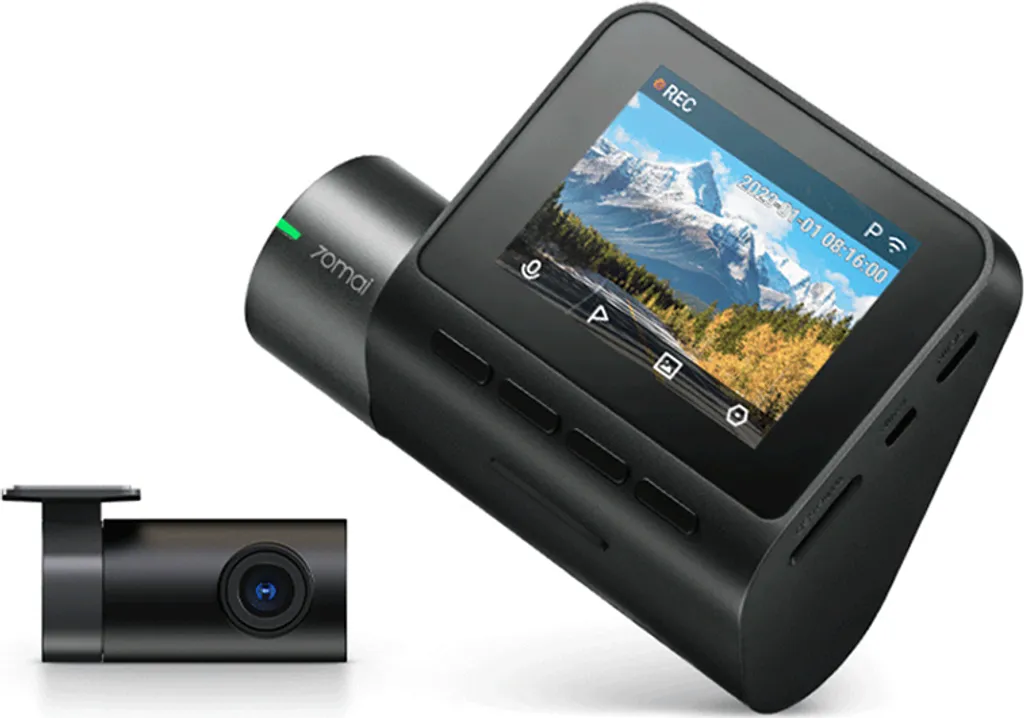 Caméra de voiture 70mai A200 Pack Dual Dashcam Wi-Fi avec Vision Nocturne