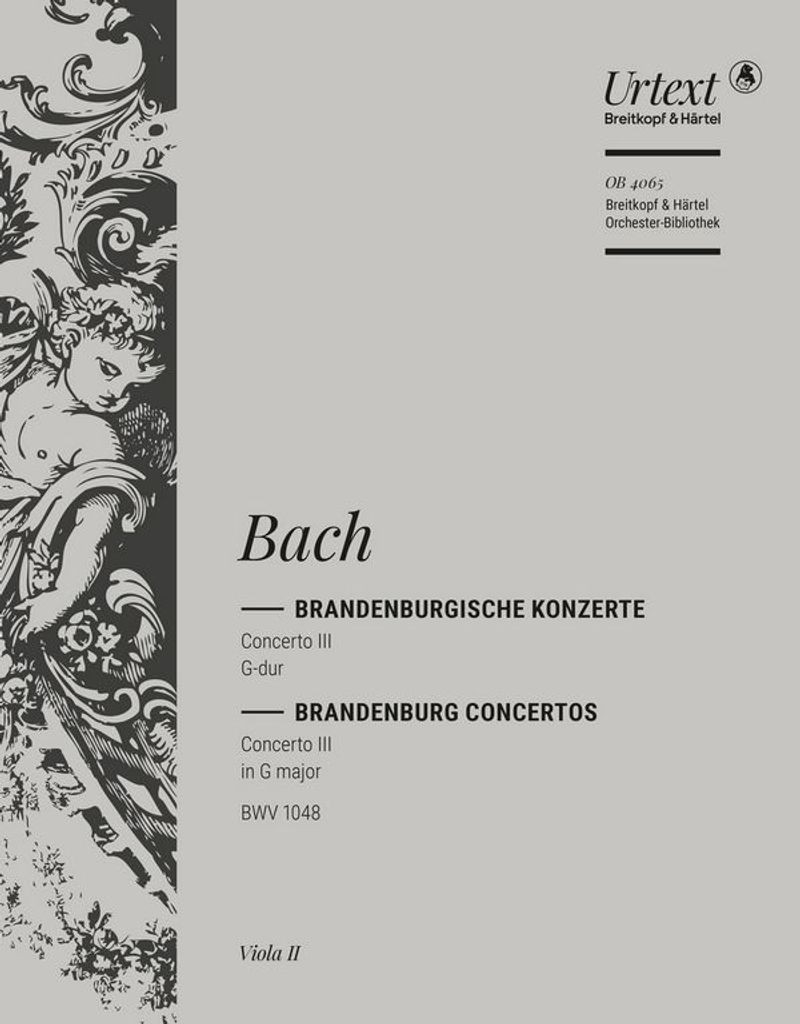 Brandenburgisches Konzert G-Dur Nr.3 BWV1048 für Streicher Viola 2