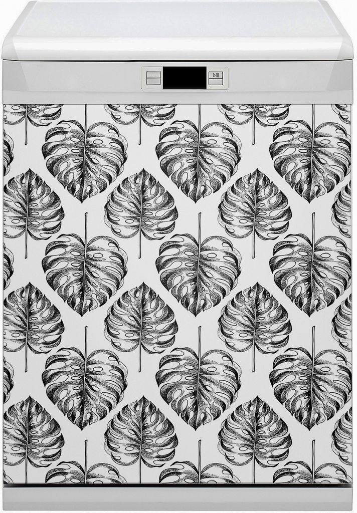Magnet Folie für Geschirrspüler Küche Magnetmatte 60x80 cm Nachbildung Geschirrspüle - Monster
