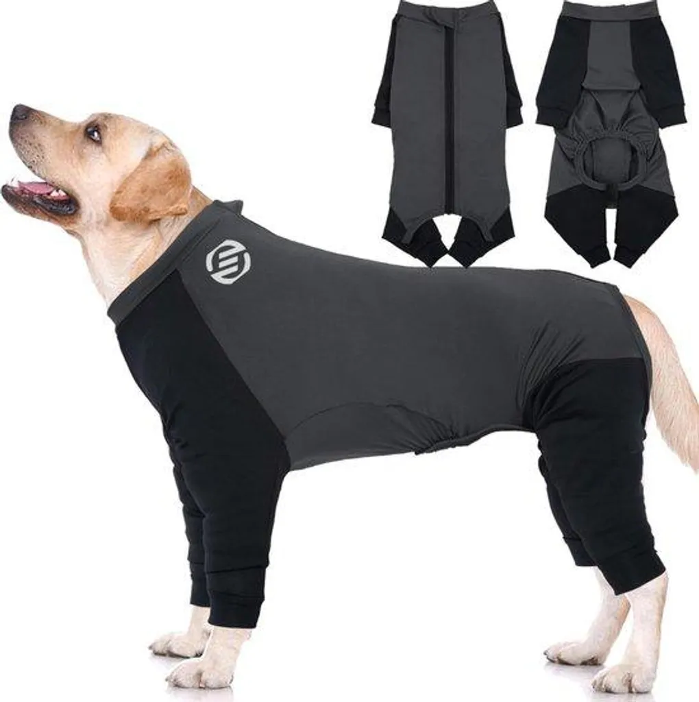 Vêtements pour chiens gris taille S en tissu extensible et respirant