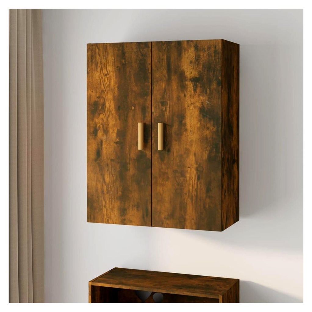 Hängeschrank aus geräucherter Eiche, 69,5 x 34 x 90 cm