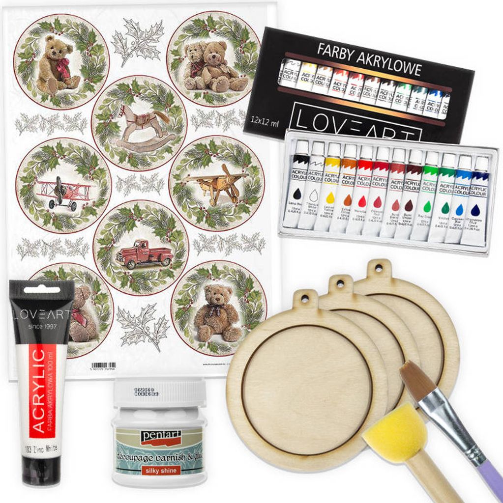 Weihnachts-Decoupage-Starterset R764L