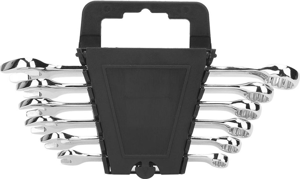 6-teiliges metrisches Schraubenschlüssel-Set Nr. 45 aus Stahl, multifunktionaler Doppelkopfschlüssel mit tragbarer Aufbewahrungsbox