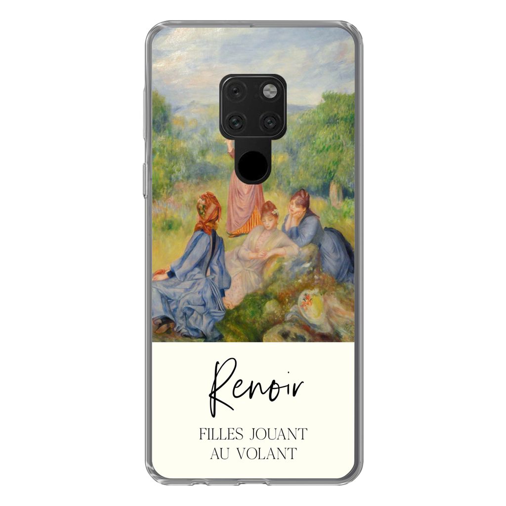 MuchoWow Handyhülle Schutzhülle Hülle für Huawei P40 Lite Malerei - Renoir - Impressionismus Silikon Softcase Handy Hülle - Handy
