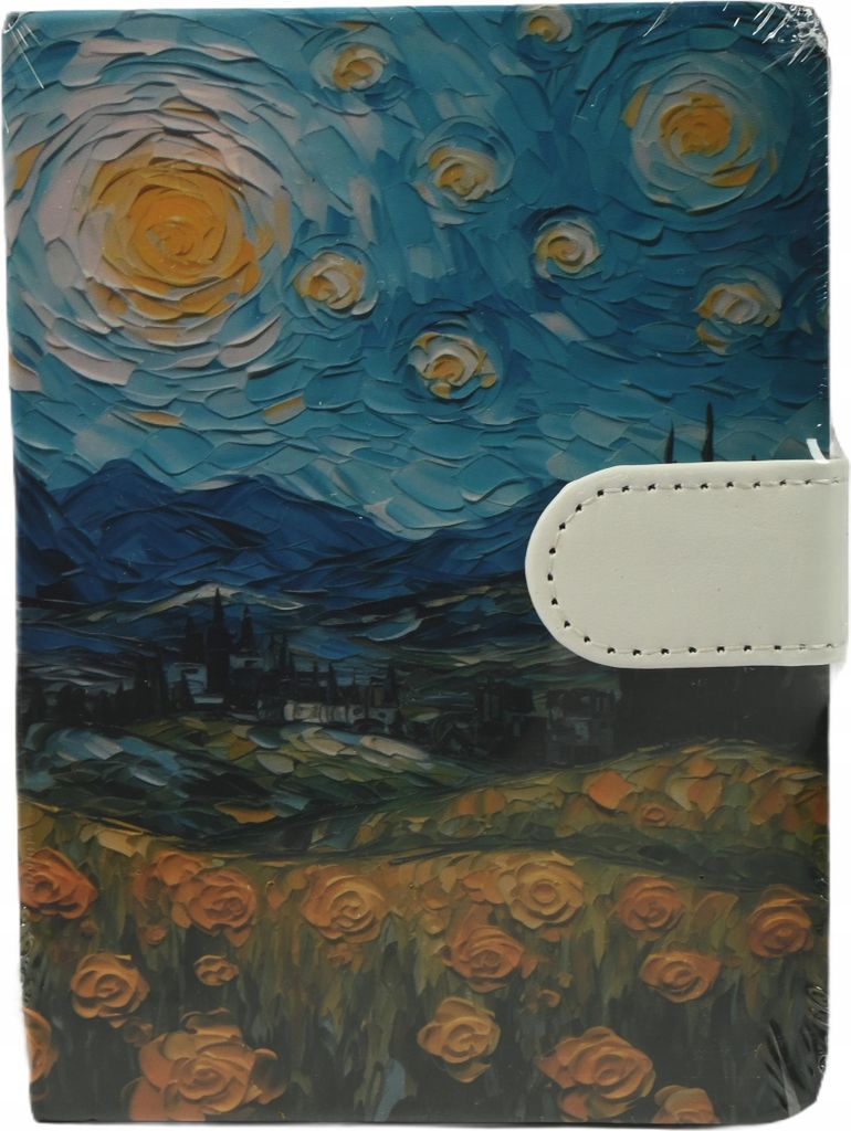 Kunst Notizbuch Hardcover 11x15cm - Liniertes Skizzenbuch mit Ölgemälde-Motiv Artist