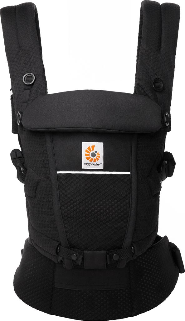 Ergobaby Adapt Softflex Mesh babydrager, kleur: Onyx Black Productafbeelding 