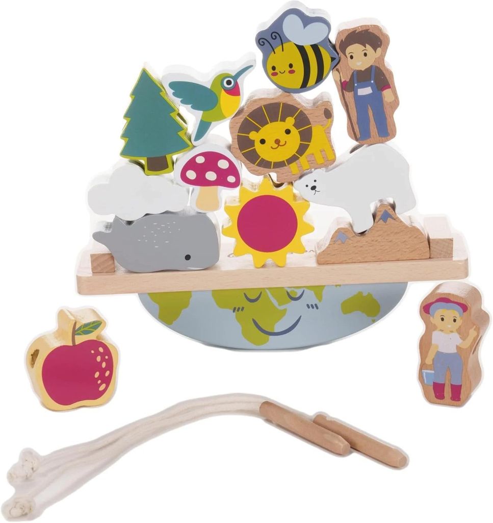 EverEarth Natur Balancierspiel aus Holz – Produktbild 