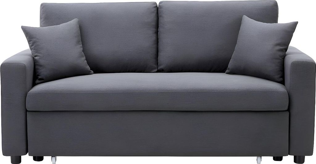 INIZOR 3-Sitzer-Sofa in Stoff, umwandelbar - Farbe anthrazit