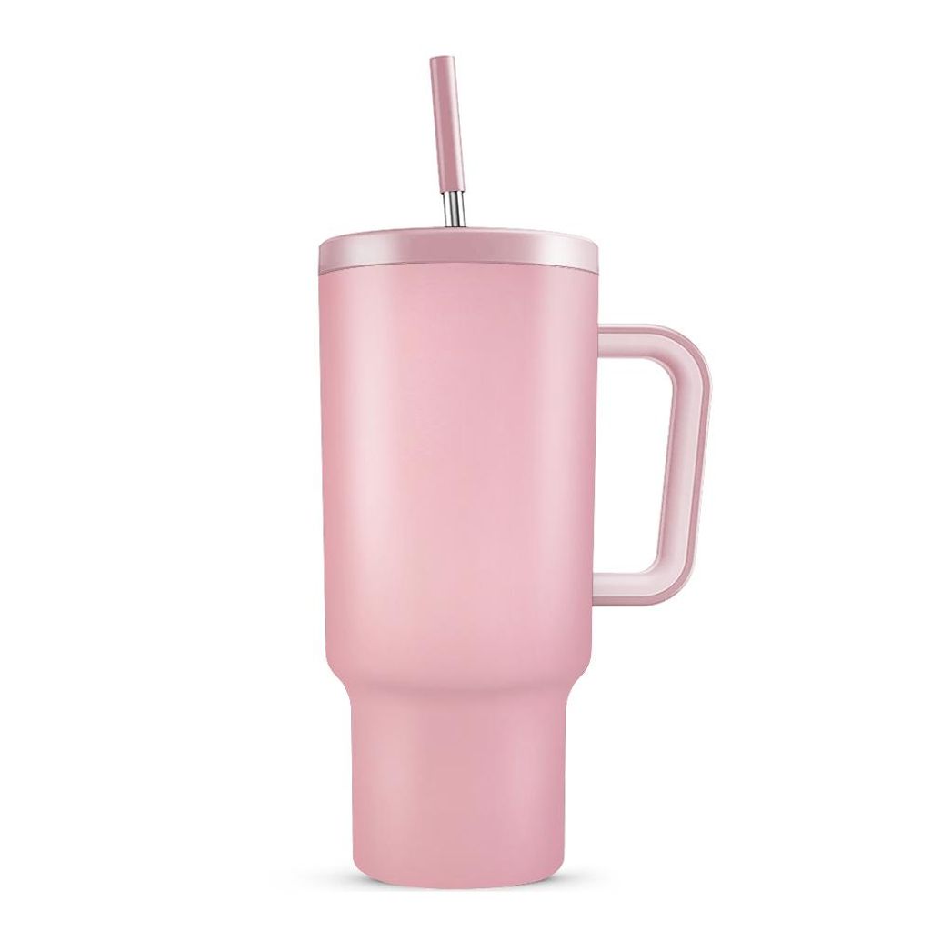 Fine Life Pro Thermobecher Trinkflasche mit Strohhalm 1.2L Produktbild 