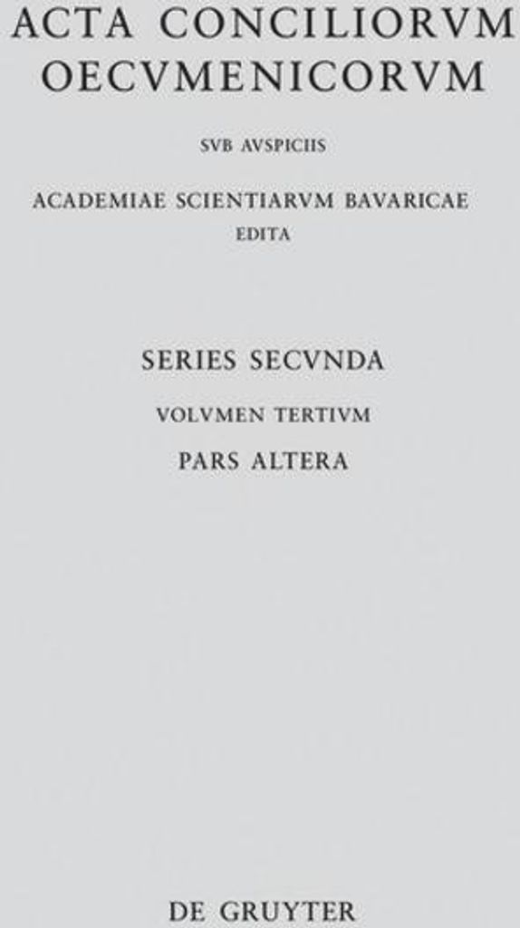 Concilii Actiones IV-V