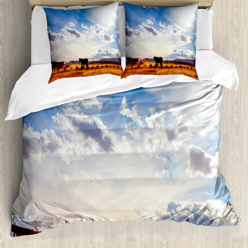 Copripiumino Anallergico ABAKUHAUS Western 155x220: Sonni Protetti