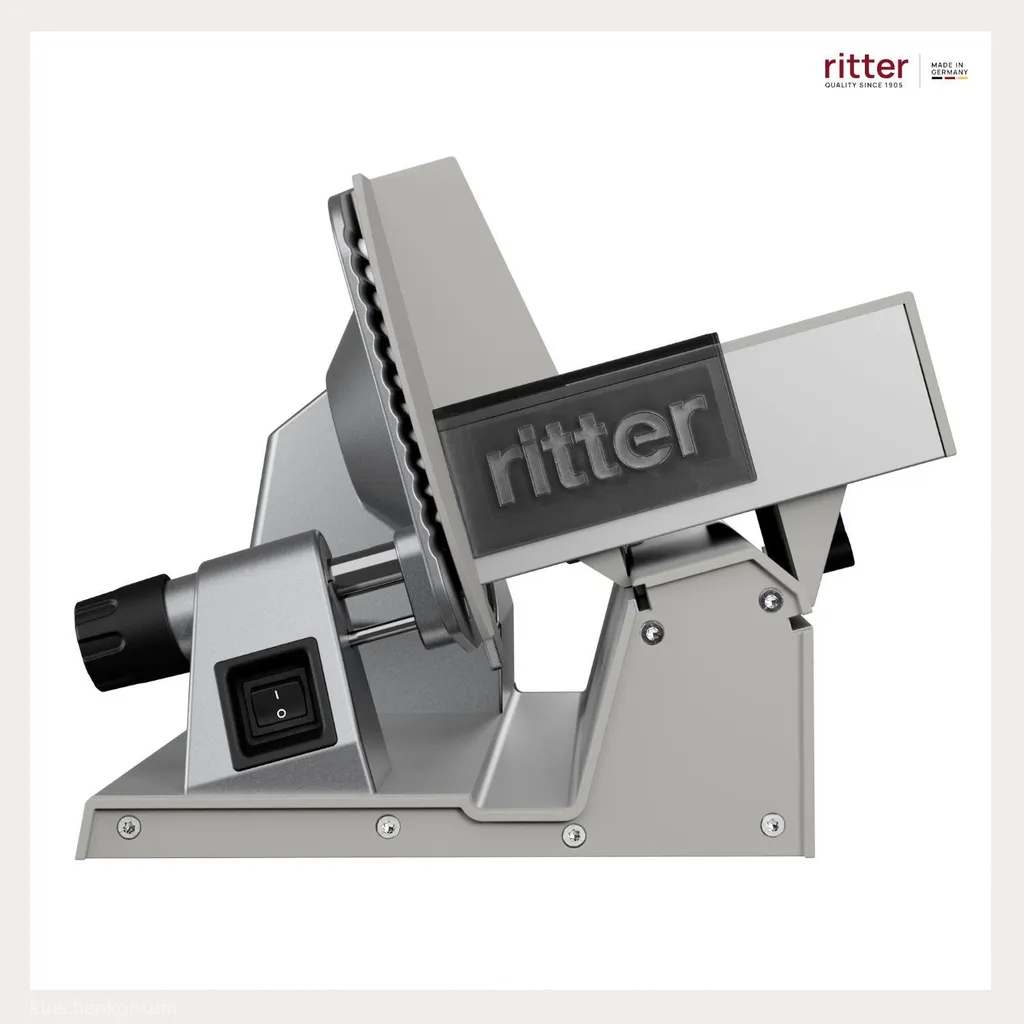 Trancheuse métal ritter 570000 électrique, coupe réglable 2,2 cm doux