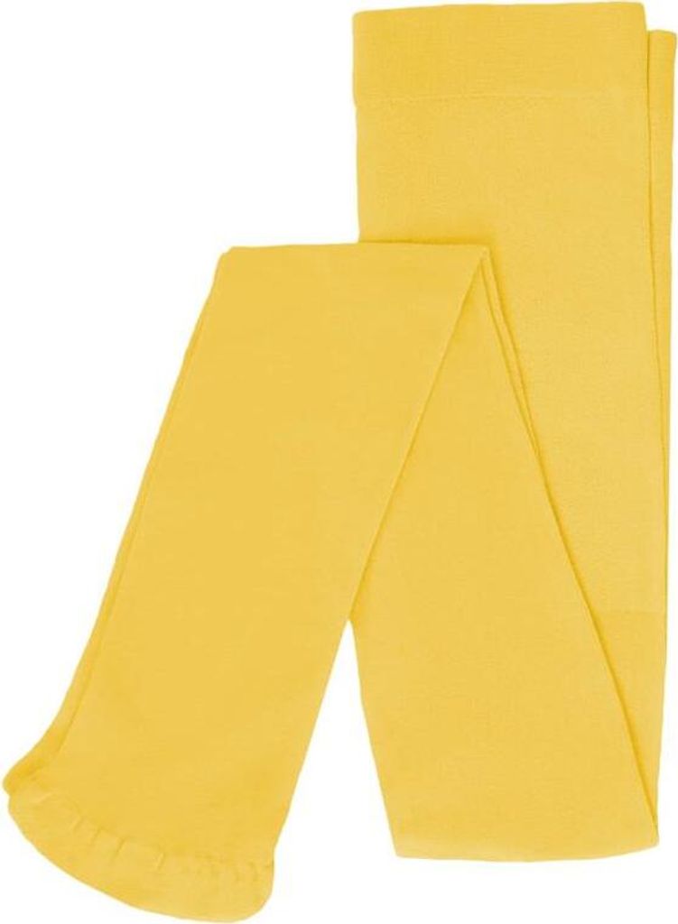 Mädchen FeinStrumpfhose Strumpfhose Unifarben 30391 Gelb 80/86