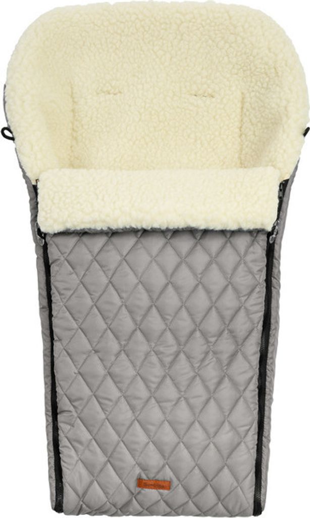 SENSILLO Warm Fusack Kinderwagen Winter Babywanne Fusack Buggy - Grau