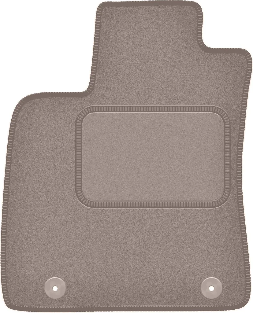 Tappetino Guida MG ZS EV LF 2019 - Velluto Beige con Clip Sicurezza
