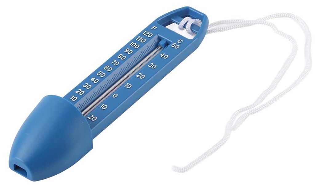 Schwimmbad mit Meerwasserthermometer (18×5×4), Whirlpool-Badewanne mit Kabel