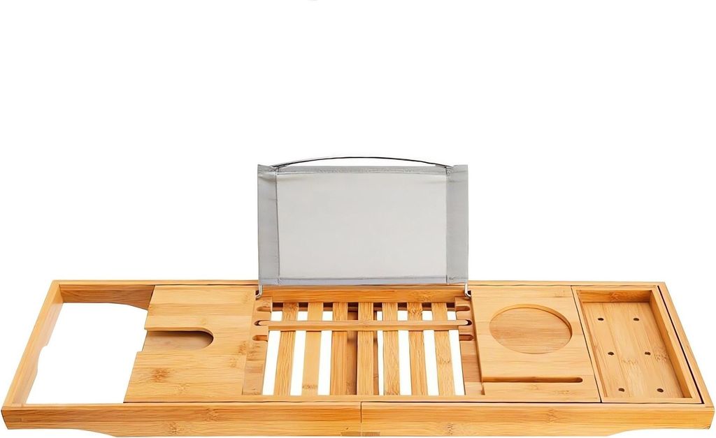 Verk 01702 Plateau de bain en bambou 70 - 103 cm Image du produit 