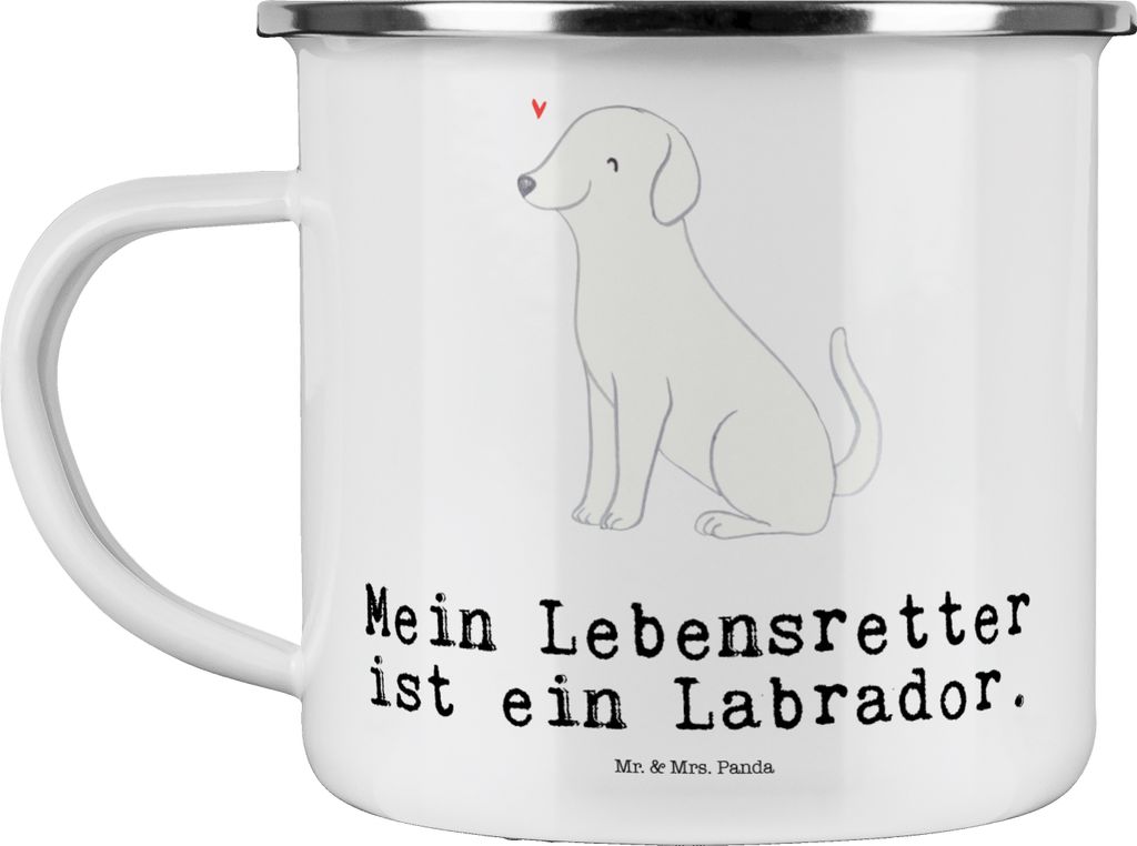 Mr. & Mrs. Panda Teetasse Labrador Lebensretter - Weiß - Produktbild 