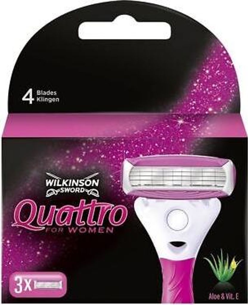 Wilkinson Sword Quattro for Women 3 lames dans un paquet Image du produit 