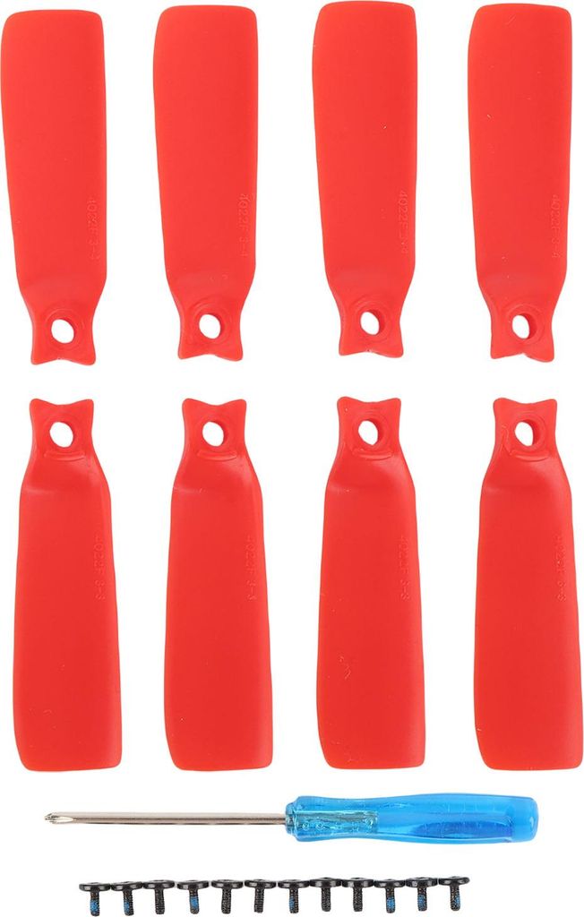 8pcs Drohnen Propeller Blades Ersatz 4022f Farbflügel Ersatzteile Zubehör für Flip Rot
