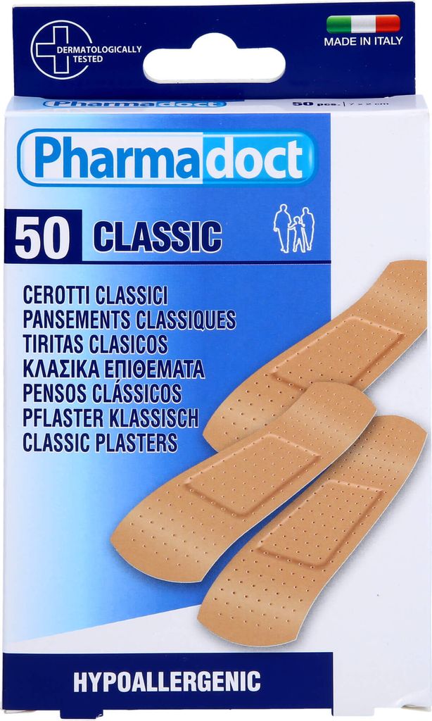 Pflaster klassisch 2x7 cm 50 St