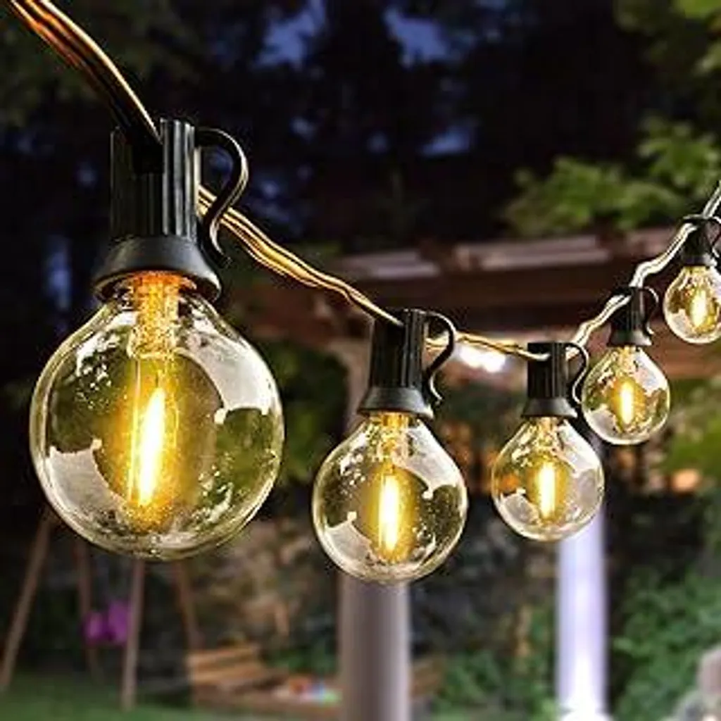 Catena Luminosa Da Esterno Da 9 M, Luce Solare Impermeabile Con 15 Lampadine A Led Luce Solare Da Giardino Dimmerabile Ricaricabile Tramite Usb 95805775