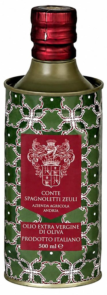 Huile d'olive extra vierge, 500 ml, marque Zeuli Image du produit 