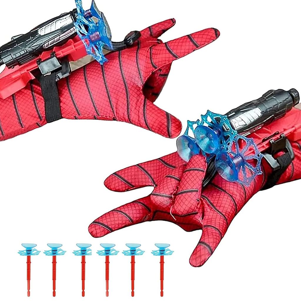 2 Sets Held Launcher Launcher Gloves Spider Launcher Gloves Spider Shooter Gloves Cosplay Glove Funny Educational Toy for Kids