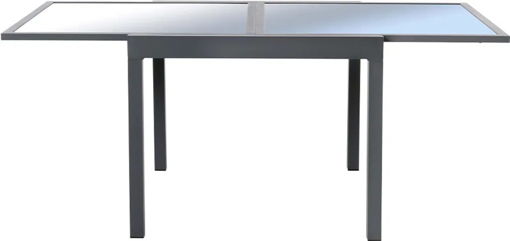 Table de Jardin Gain de Place - VERANO Extensible 90 à 180cm Aluminium